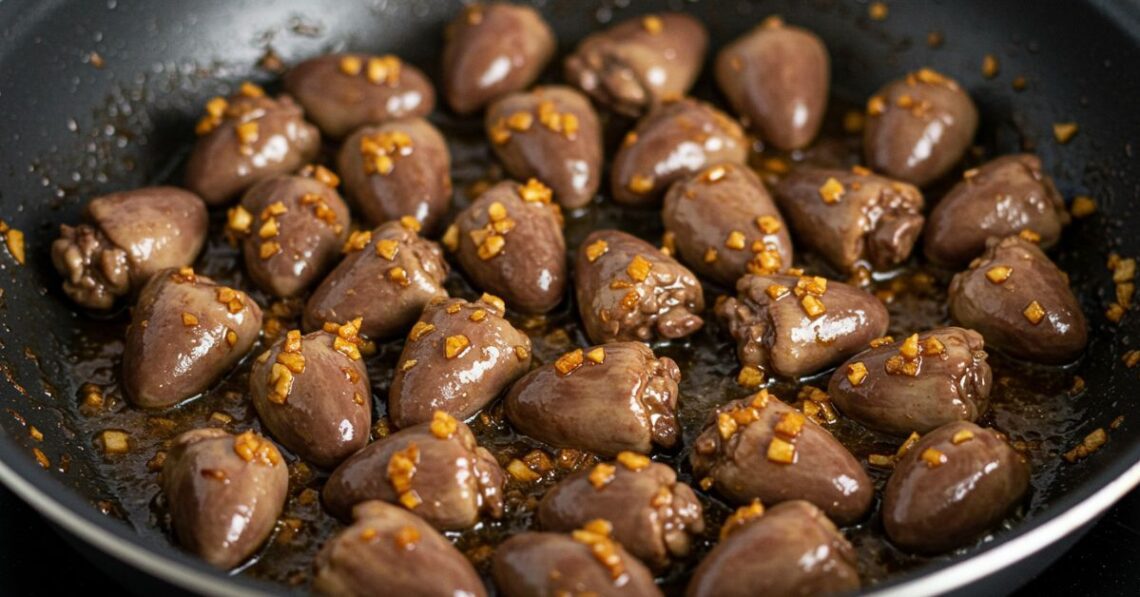 Coração de frango na frigideira: saboroso e simples de fazer!