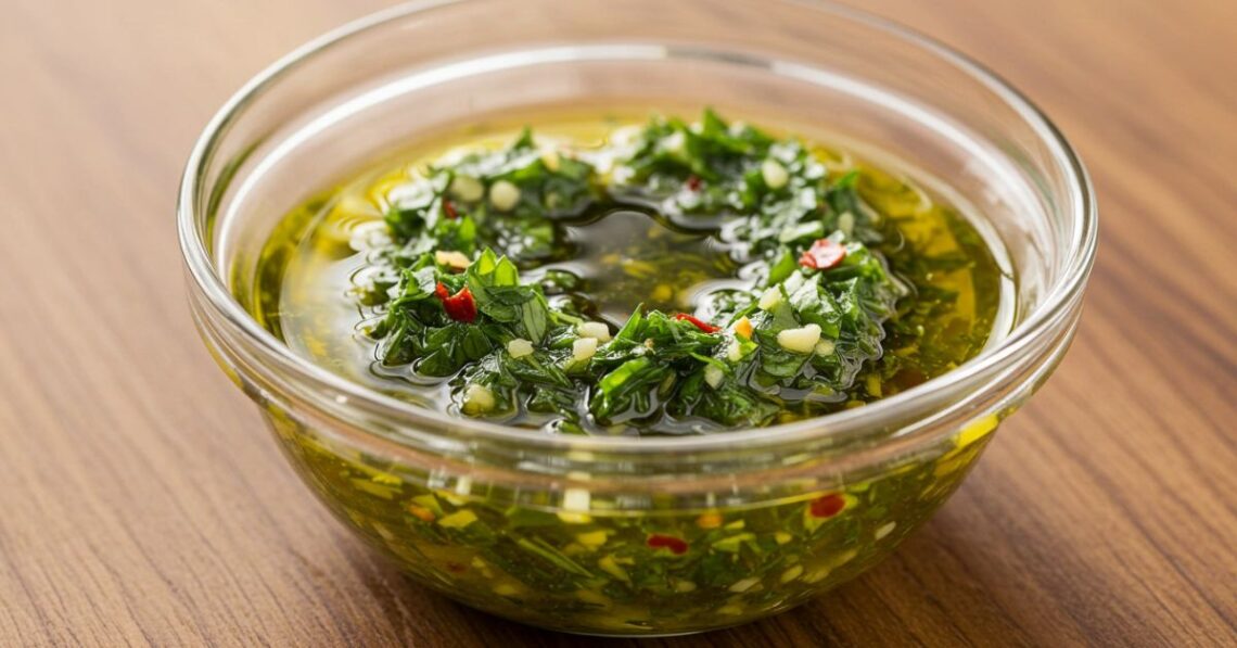 Faça em casa o molho chimichurri perfeito para o churrasco