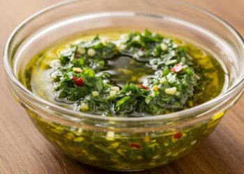 Faça em casa o molho chimichurri perfeito para o churrasco