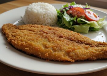 Filé de tilápia à milanesa com casquinha crocante