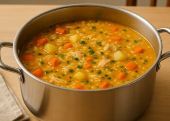 Canja de galinha completa: fácil e muito saborosa