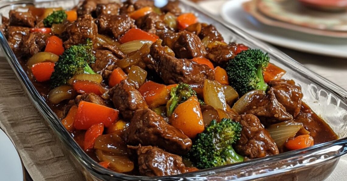 Carne xadrez com legumes: sabor de restaurante em casa