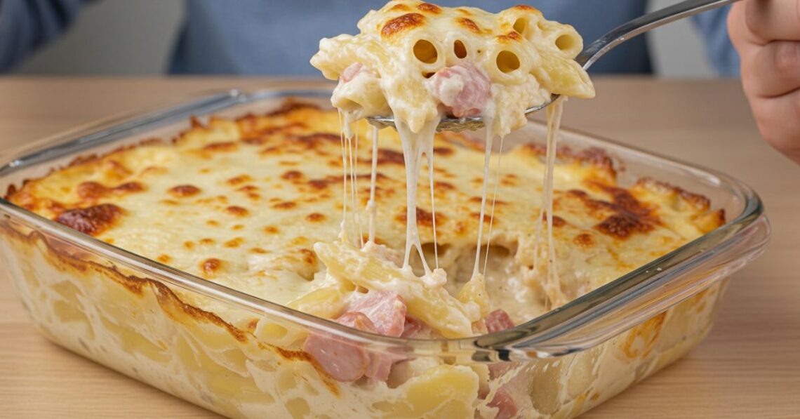 Macarrão com creme de batata e calabresa: fácil, econômico e delicioso