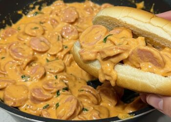 Molho de cachorro quente com creme de leite: diferente, fácil e delicioso