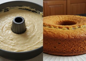 Bolo de banana de liquidificador: fofinho e delicioso
