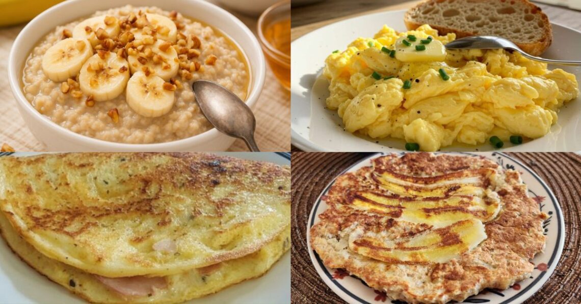 8 receitas de café da manhã saudável