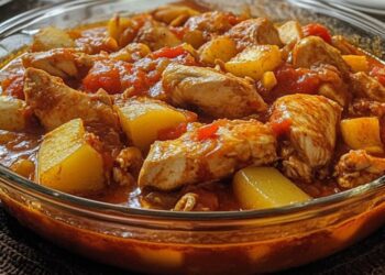 Frango ensopado com batata: prático e delicioso
