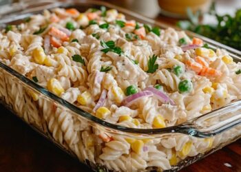 Macarronese cremosa com frango: fácil, refrescante e deliciosa
