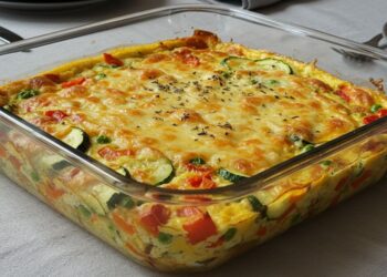 Omelete de legumes no forno: simples, leve e deliciosa
