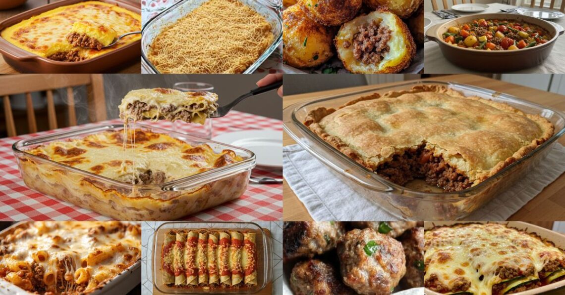 10 receitas com carne moída