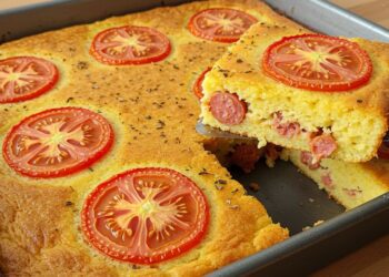Torta de liquidificador com calabresa: fácil e muito saborosa