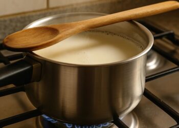 Como evitar que o leite transborde usando um truque de vó