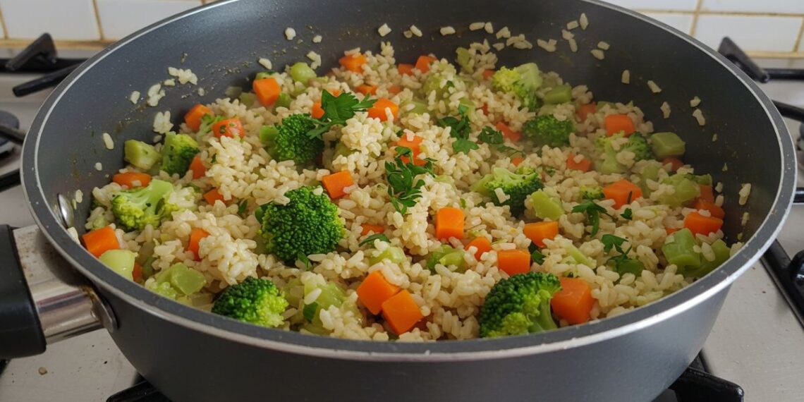 Arroz integral com legumes: saudável, simples e delicioso