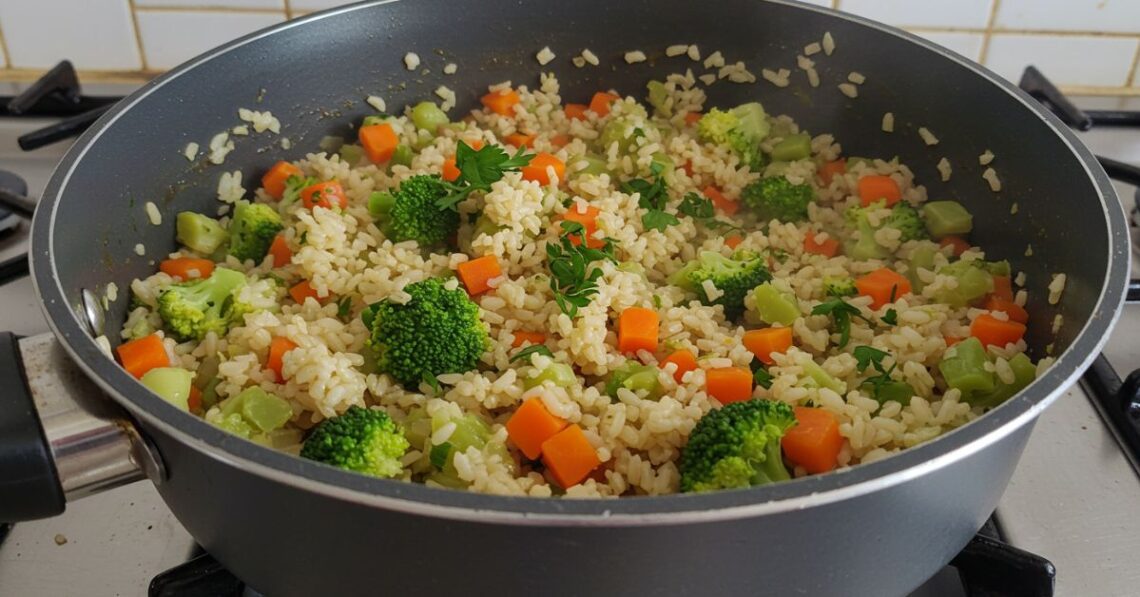 Arroz integral com legumes: saudável, simples e delicioso