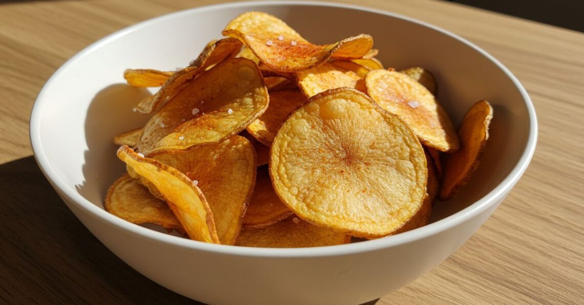 Como fazer batata chips fina e crocante na airfryer