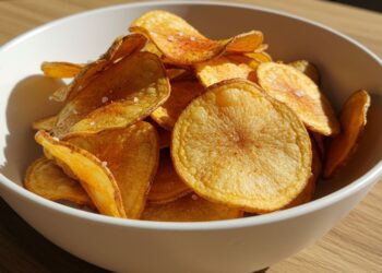 Como fazer batata chips fina e crocante na airfryer
