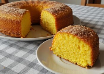 Bolo de fubá com canela: aquele sabor de casa de vó