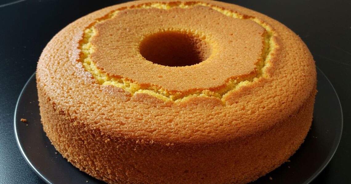 Bolo de laranja fofinho e sequinho, igual da vovó