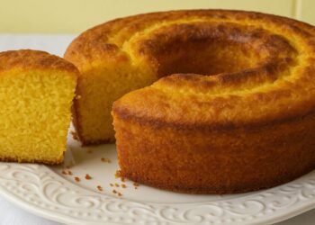 Bolo de milho com leite condensado no liquidificador: prático e saboroso
