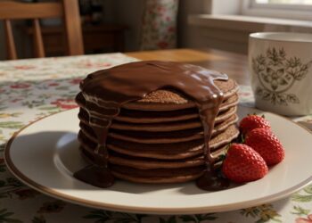 Como fazer panqueca de chocolate estilo americano