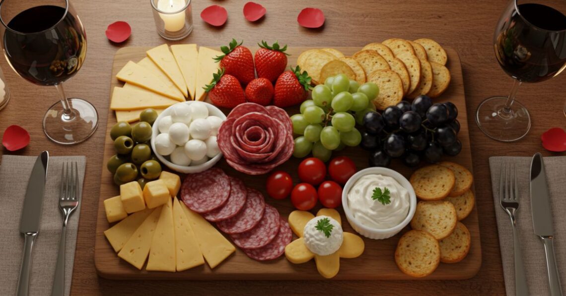 Quer surpreender no dia dos namorados? Essa tábua de frios é perfeita