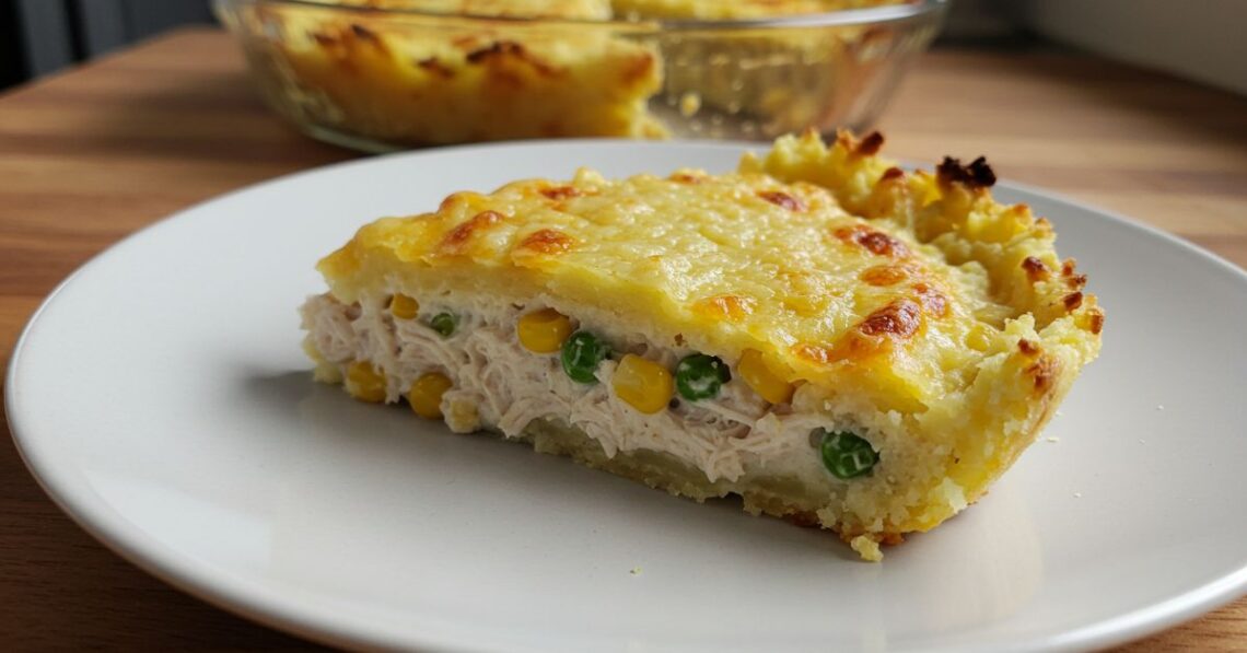 Torta de frango com massa de batata: prática e saborosa