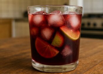 Caipirinha de vinho refrescante e fácil de fazer