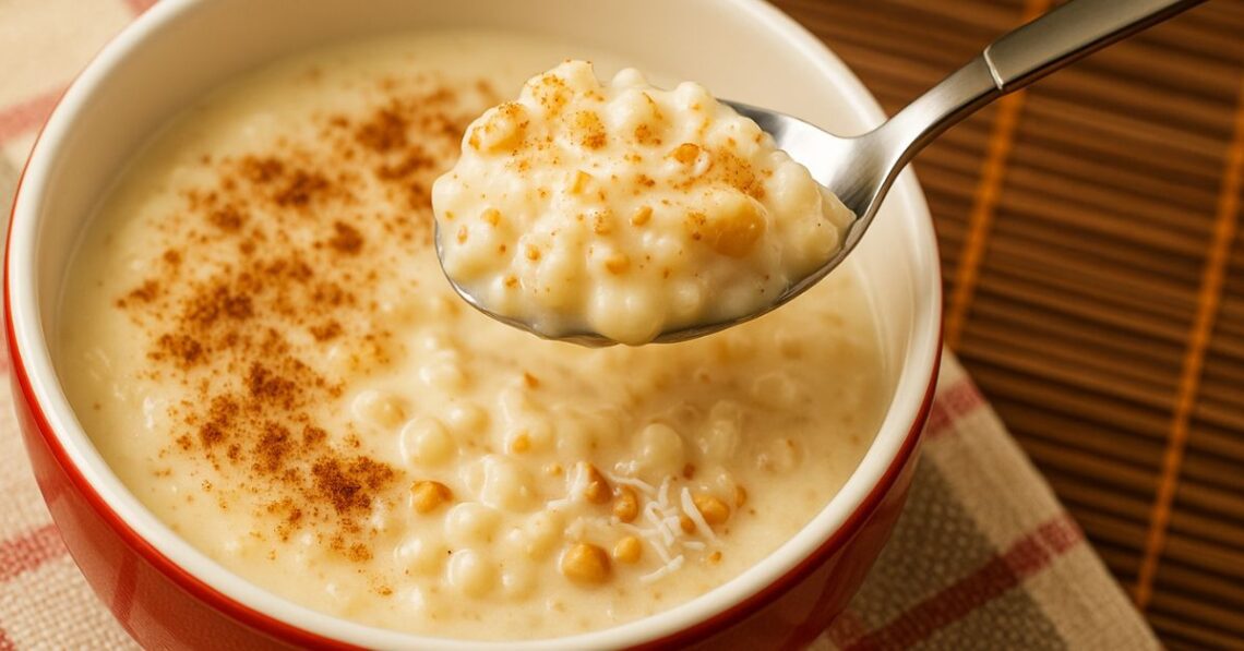 Essa canjica com amendoim e coco vai fazer sucesso na sua festa junina