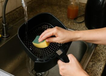 Como limpar a fritadeira elétrica (Air Fryer) corretamente