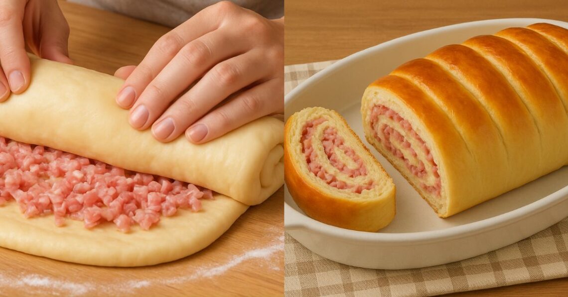 Faça em casa: pão recheado com calabresa igual de padaria