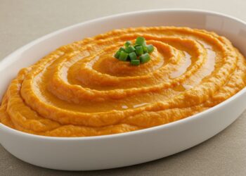 Esse purê de cenoura cremoso vai te surpreender