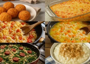 O que fazer com arroz que sobrou? 6 receitas práticas para o dia a dia