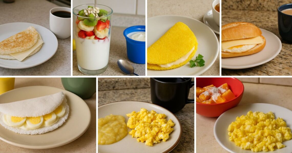 7 sugestões de café da manhã fit com ingredientes do dia a dia