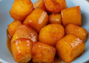 Batata-doce caramelizada fácil de fazer e muito saborosa