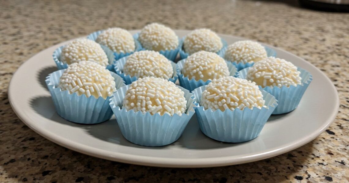 Como fazer brigadeiro branco para festas ou para vender