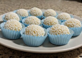 Como fazer brigadeiro branco para festas ou para vender