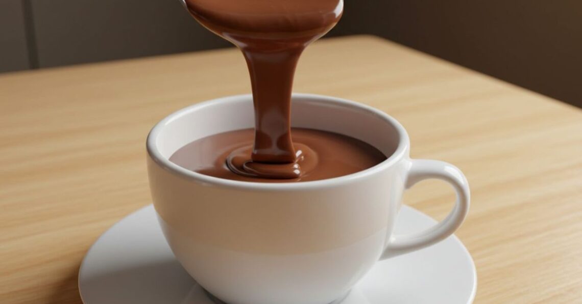 Receita de chocolate quente cremoso com poucos ingredientes