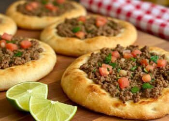 Aprenda a fazer esfiha aberta de carne com massa fofinha