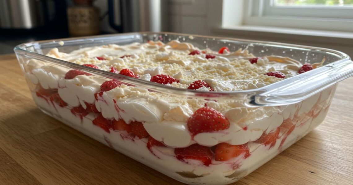 Meringata de morango: só 3 ingredientes e fica pronta em minutos!