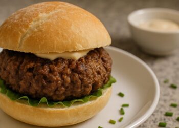 O lanche perfeito: pão com bolinho caseiro e bem temperado