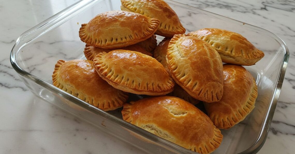 Pastel assado com massa de guaraná que derrete na boca