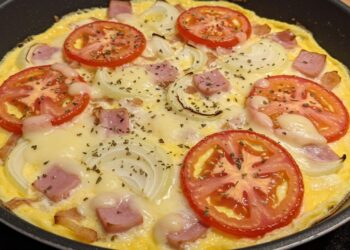 Omelete que vira pizza: uma receita criativa e deliciosa