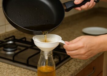 Dá pra reaproveitar óleo de fritura? Saiba como fazer isso do jeito certo