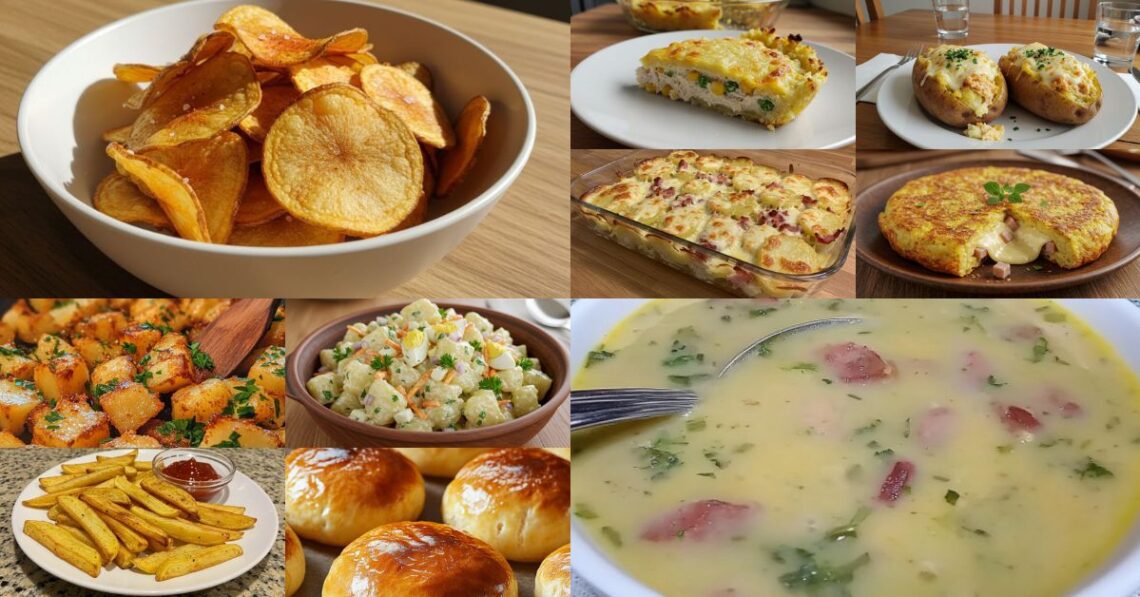 36 receitas com batata para o almoço, jantar ou lanche