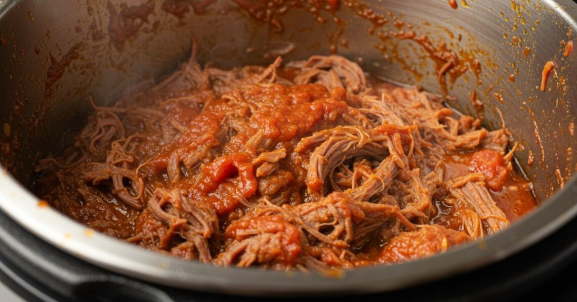 Carne de panela desfiada perfeita para recheios