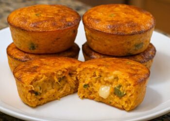 Empadinha de frango fit com tapioca feita na airfryer