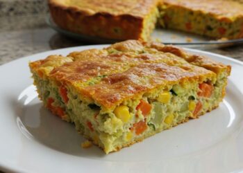 Torta de legumes no liquidificador: prática, barata e muito saborosa