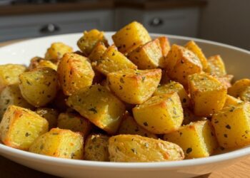 Aprenda a fazer uma batata crocante na airfryer com casca e tudo