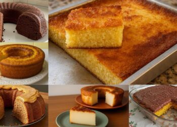 15 receitas de bolo de liquidificador fofinho e perfeito para o café