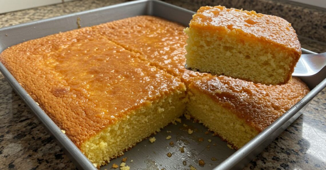 Bolo de laranja molhadinho que sempre faz sucesso